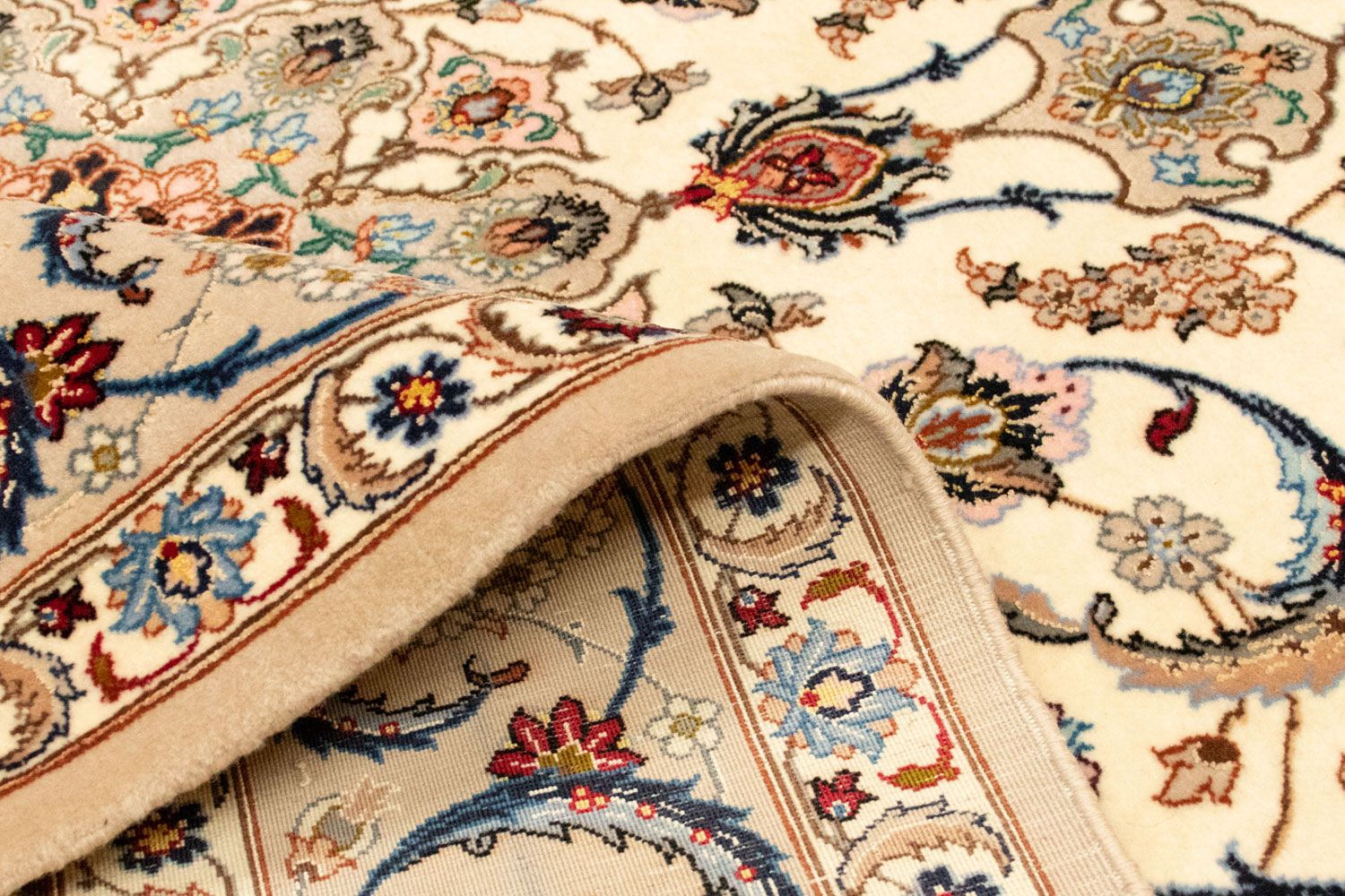 Tapis persan - Isfahan - Premium - 163 x 111 cm - beige