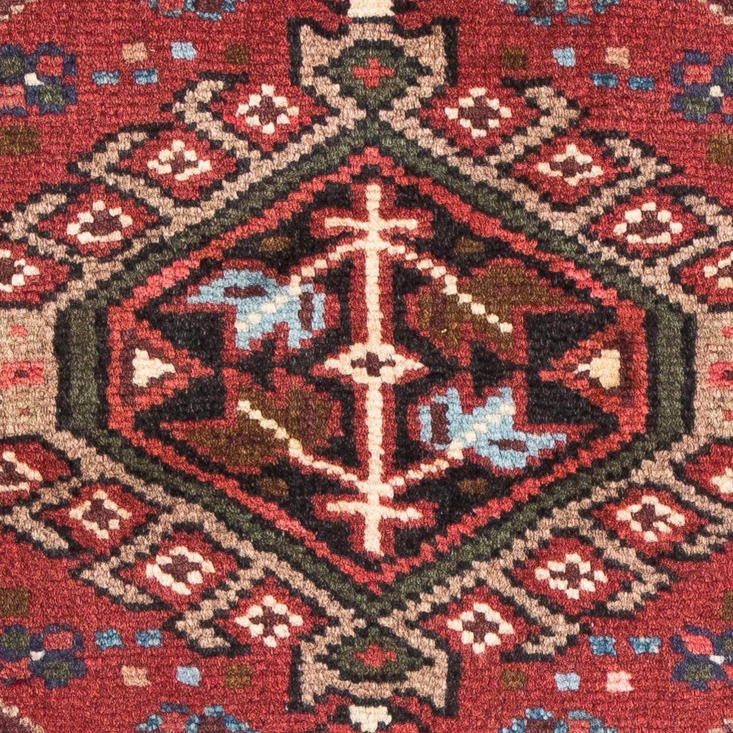Tapis persan - Nomadic - 106 x 64 cm - rouge foncé