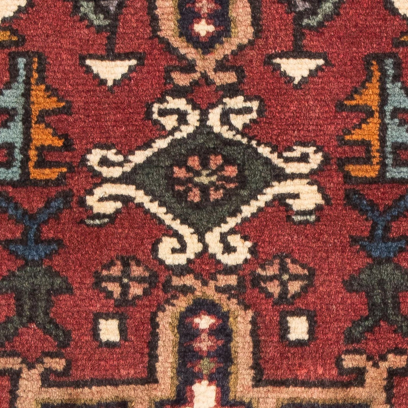 Tapis persan - Nomadic - 105 x 75 cm - rouge foncé