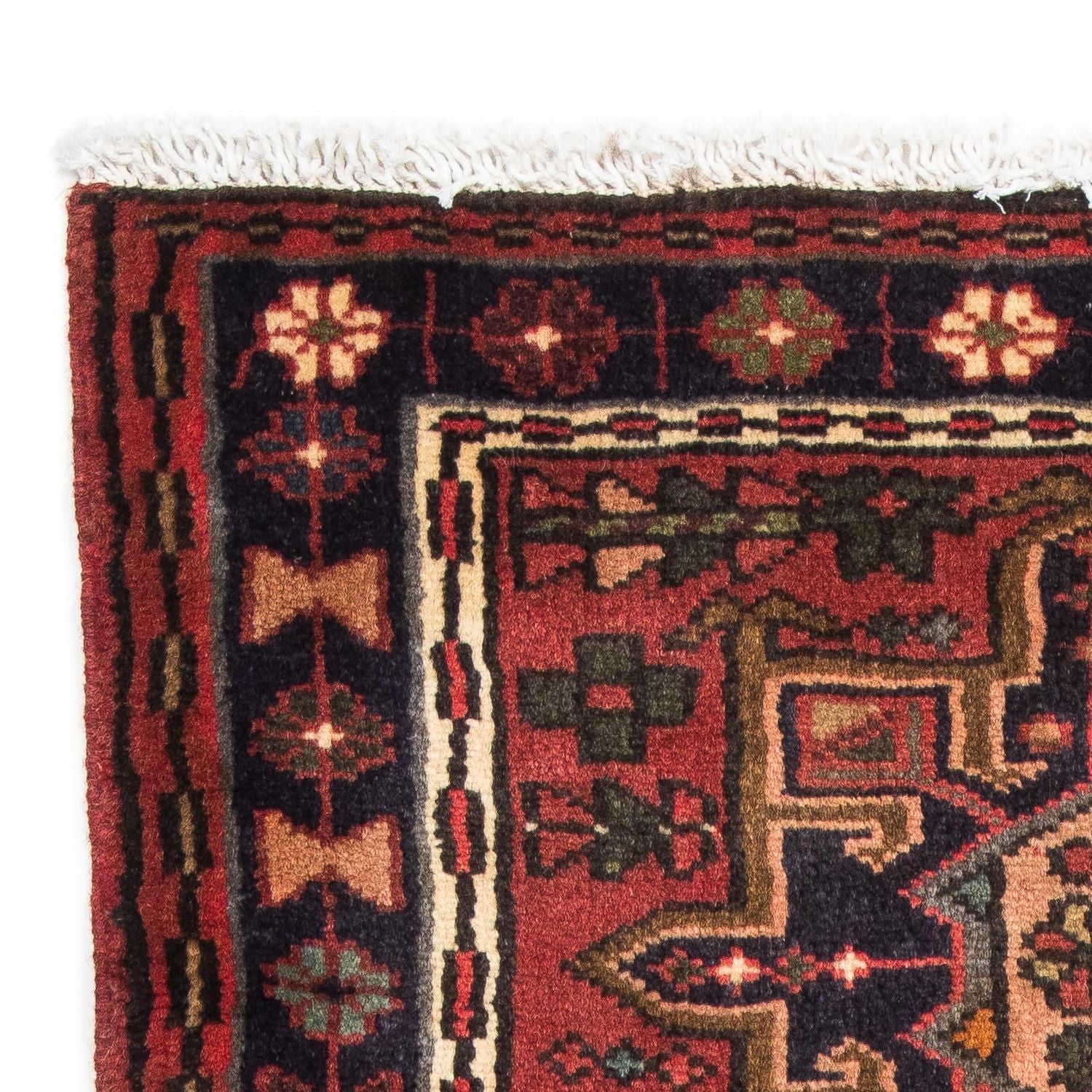 Tapis persan - Nomadic - 110 x 72 cm - rouge foncé