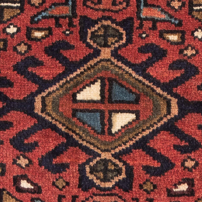 Tapis persan - Nomadic - 100 x 67 cm - rouge foncé