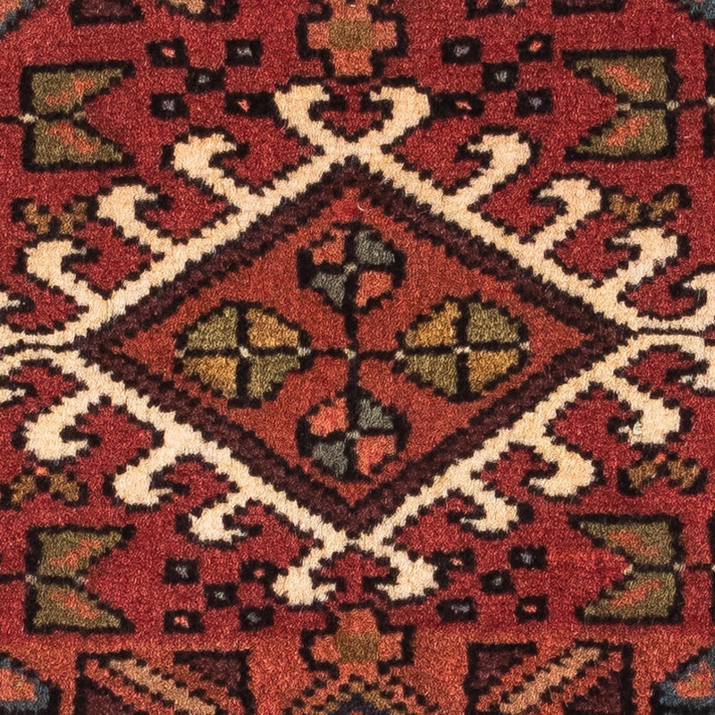 Tapis persan - Nomadic - 116 x 60 cm - rouge foncé