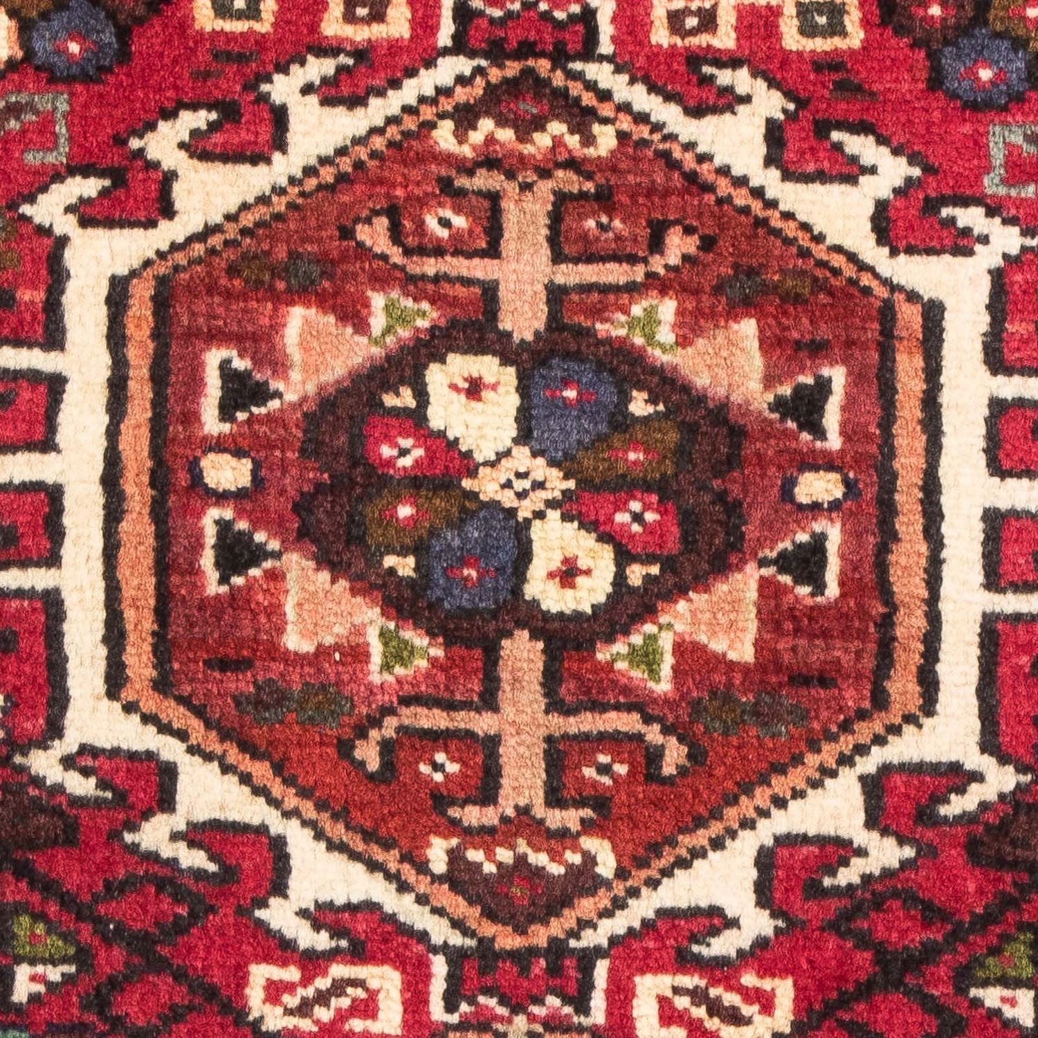 Tapis persan - Nomadic - 105 x 70 cm - rouge foncé