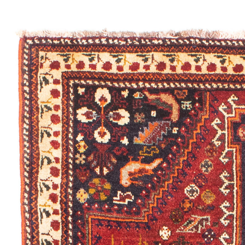Tapis persan - Nomadic - 165 x 113 cm - rouge foncé