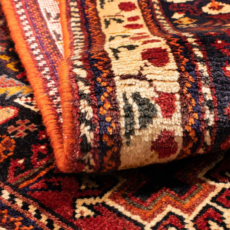 Tapis persan - Nomadic - 165 x 113 cm - rouge foncé
