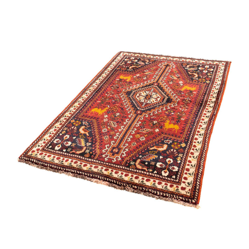 Tapis persan - Nomadic - 165 x 113 cm - rouge foncé