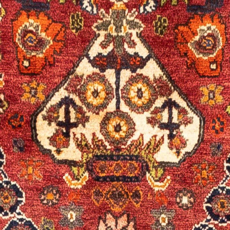 Tapis persan - Nomadic - 243 x 170 cm - rouge foncé