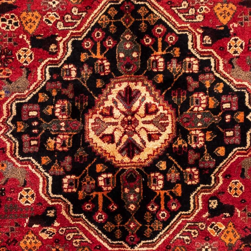 Tapis persan - Nomadic - 237 x 175 cm - rouge foncé