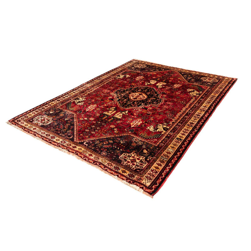 Tapis persan - Nomadic - 237 x 175 cm - rouge foncé