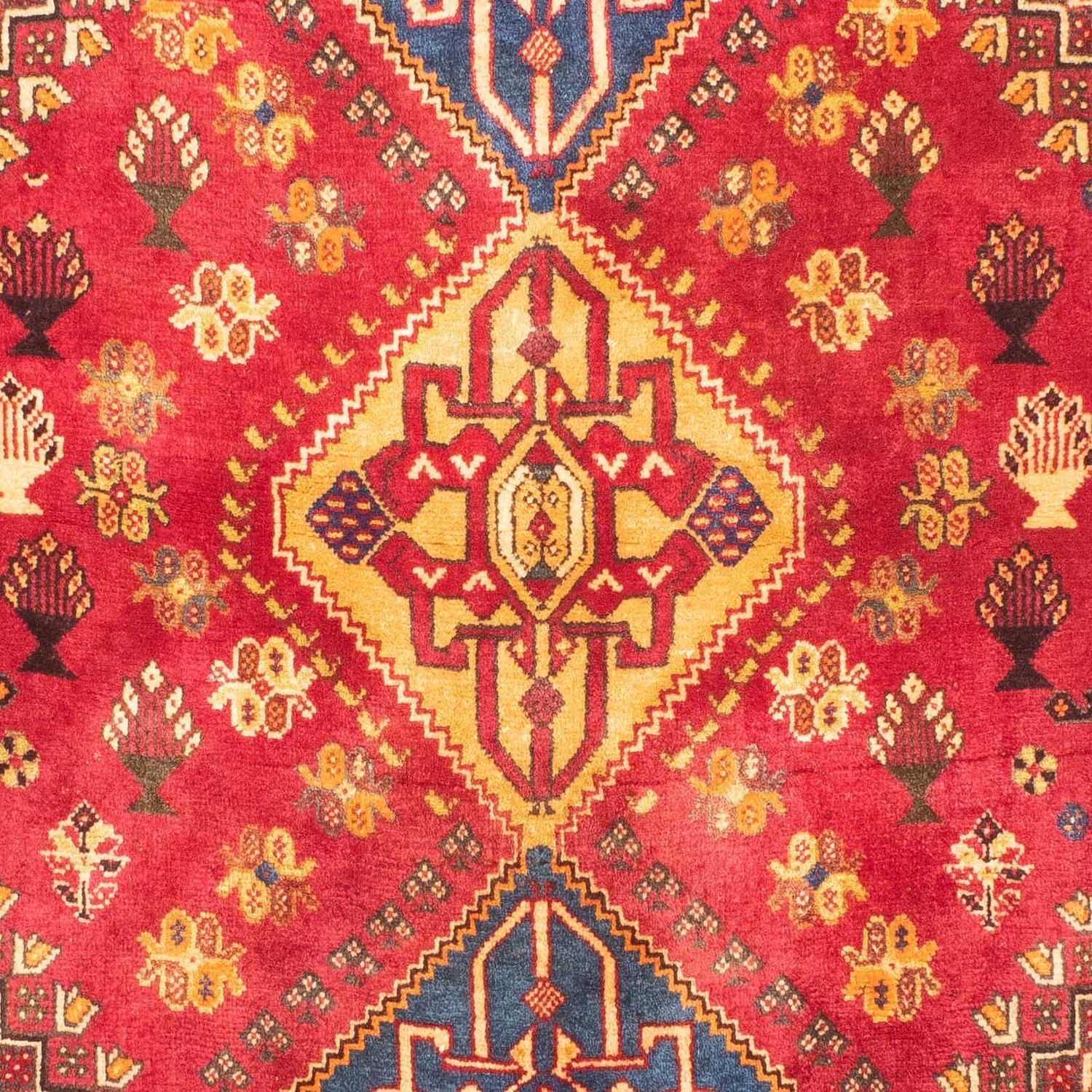 Tapis persan - Nomadic - 175 x 120 cm - rouge foncé