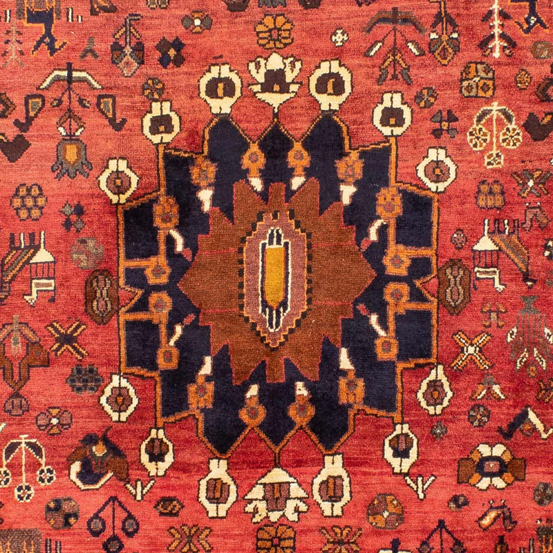 Tapis persan - Nomadic - 305 x 220 cm - rouge clair