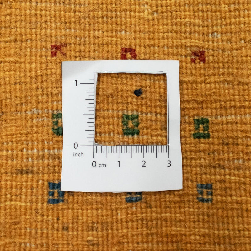 Tapis de couloir Tapis Gabbeh - Loribaft Persan - 197 x 83 cm - or