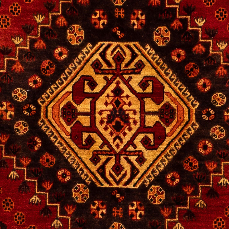 Tapis persan - Nomadic - 290 x 173 cm - rouge foncé