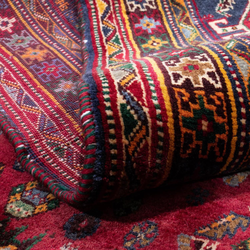 Tapis persan - Nomadic - 272 x 190 cm - rouge foncé
