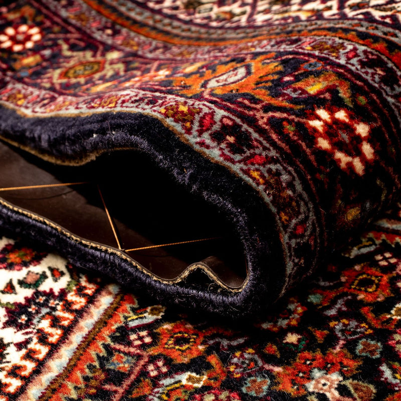 Tapis de couloir Tapis persan - Bidjar - 235 x 74 cm - rouge foncé