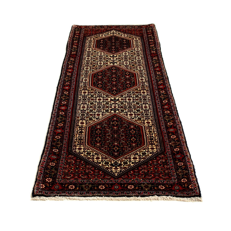 Tapis de couloir Tapis persan - Bidjar - 235 x 74 cm - rouge foncé