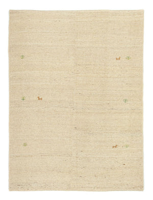Tapis Gabbeh - Persan - 185 x 139 cm - beige