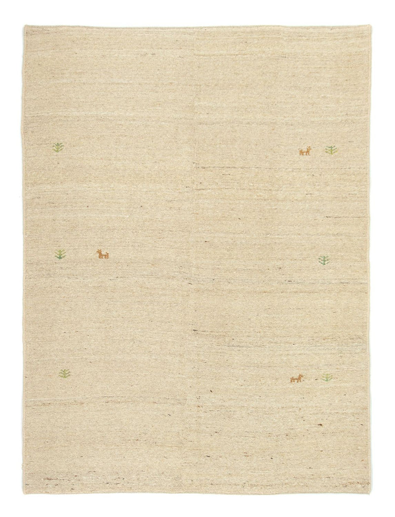 Tapis Gabbeh - Persan - 185 x 139 cm - beige