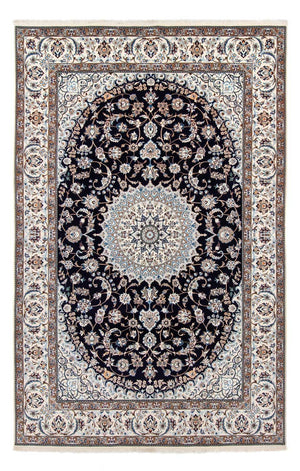 Tapis persan - Nain - Royal - 306 x 203 cm - noir