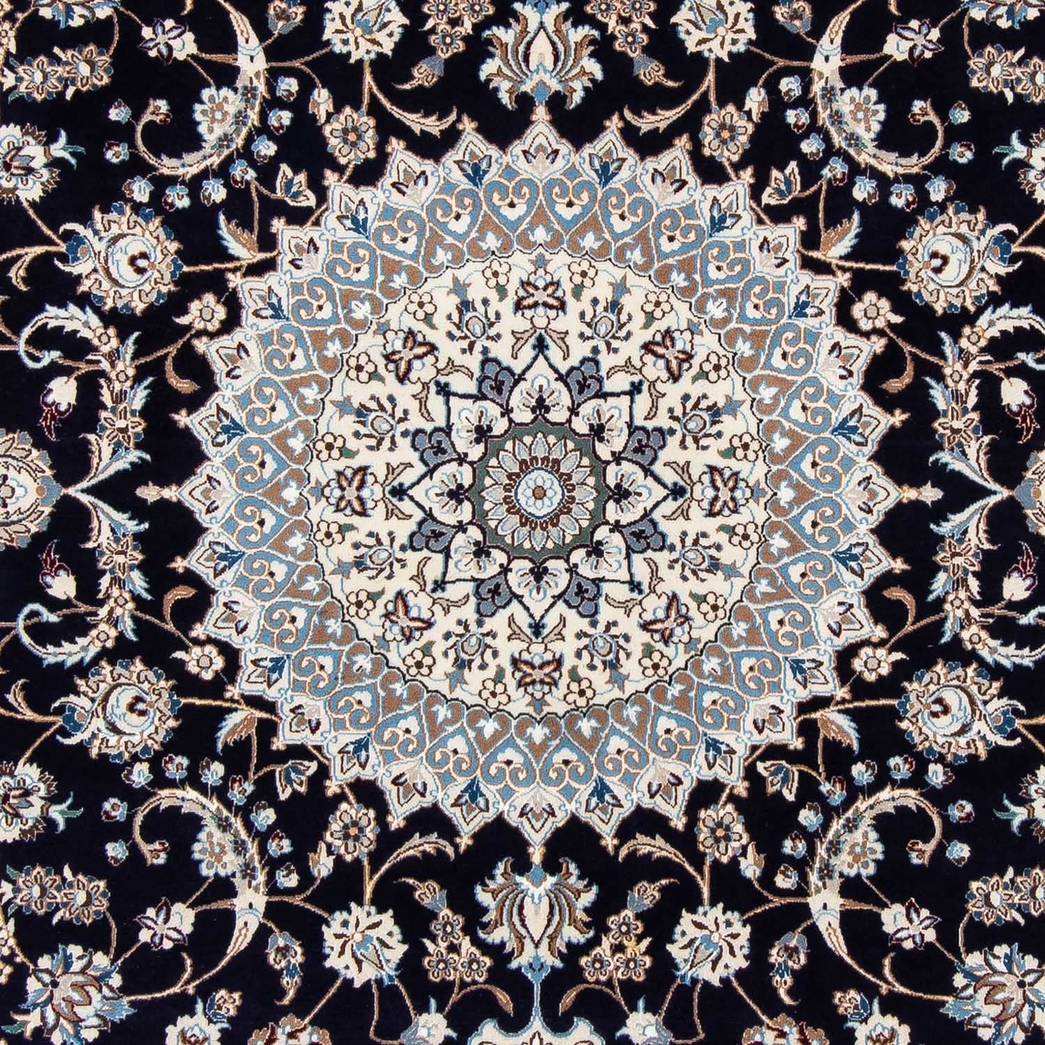 Tapis persan - Nain - Royal - 306 x 203 cm - noir