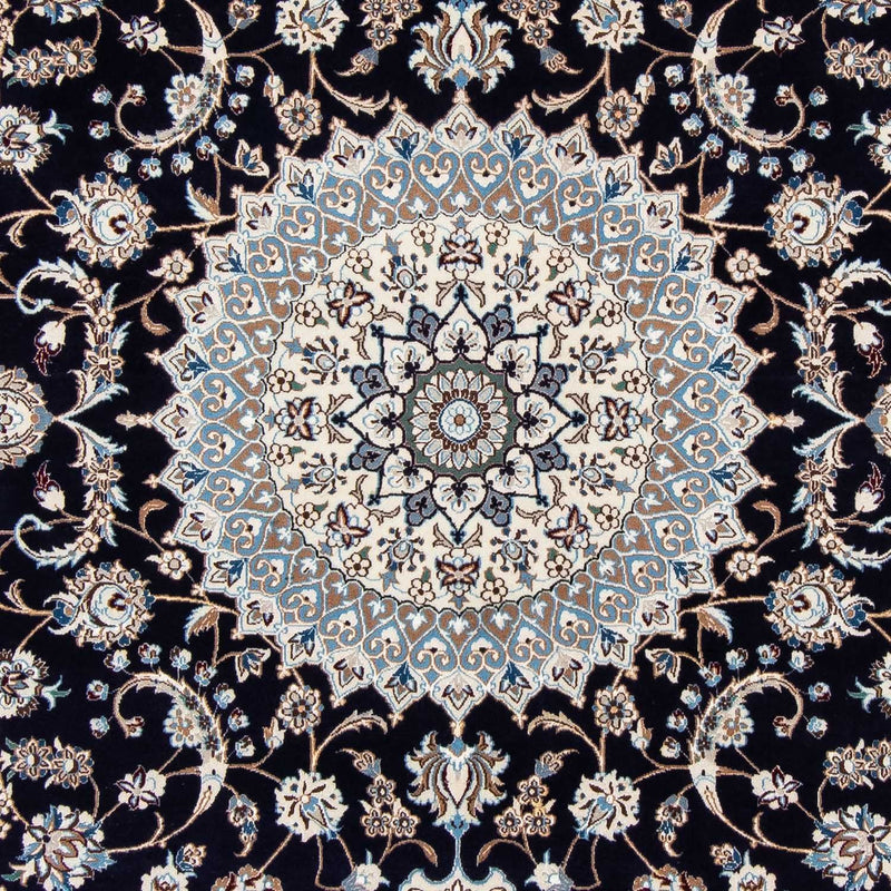 Tapis persan - Nain - Royal - 306 x 203 cm - noir