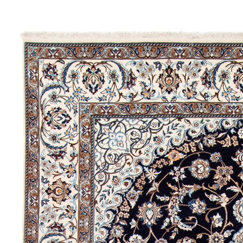Tapis persan - Nain - Royal - 306 x 203 cm - noir