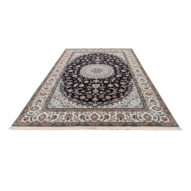 Tapis persan - Nain - Royal - 306 x 203 cm - noir