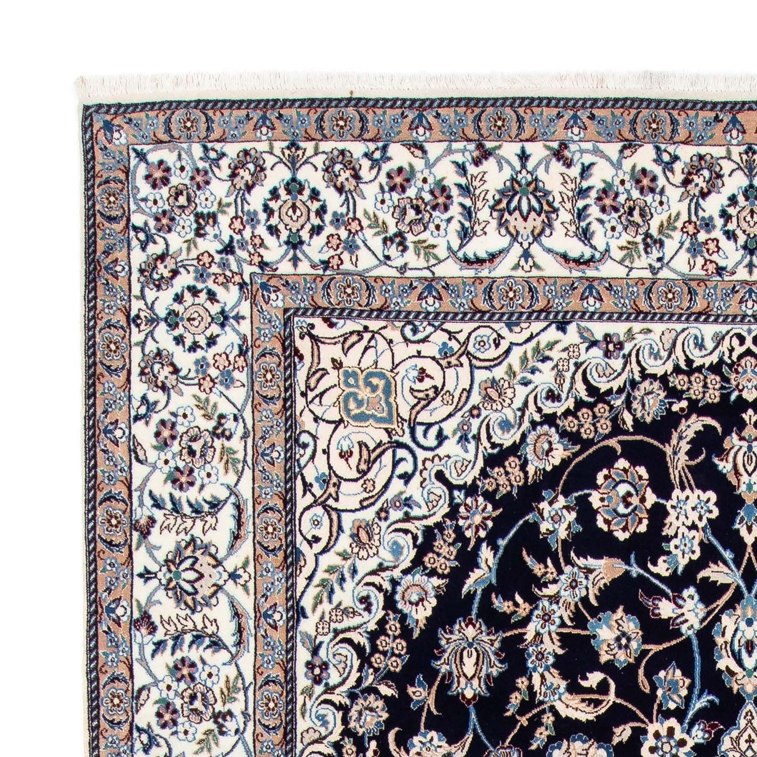 Tapis persan - Nain - Royal - 319 x 203 cm - noir