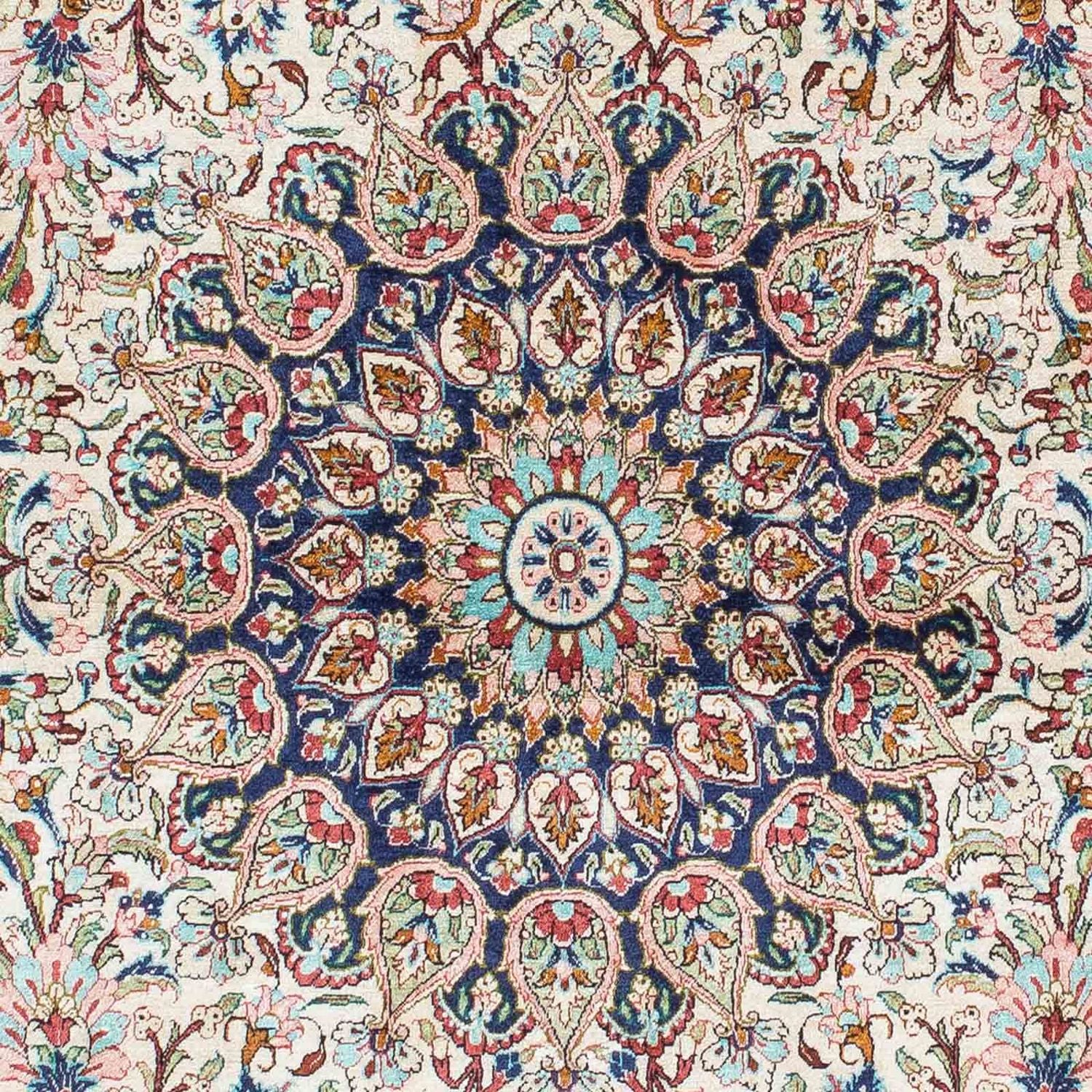 Tapis persan - Ghom - 155 x 104 cm - beige