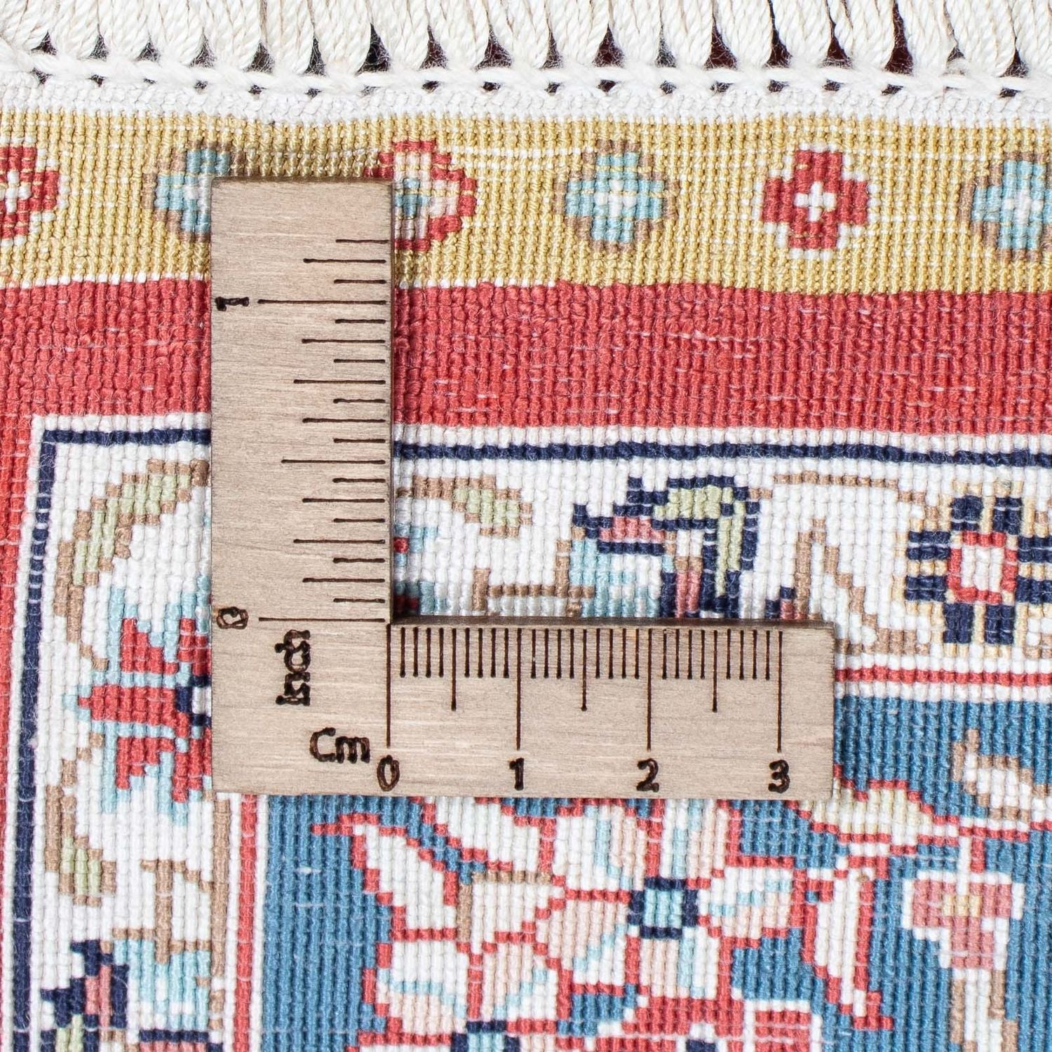 Tapis de couloir Tapis oriental - Hereke - 369 x 78 cm - rouge foncé