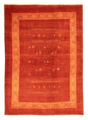 Tapis Gabbeh - Loribaft Persan - 233 x 173 cm - rouge