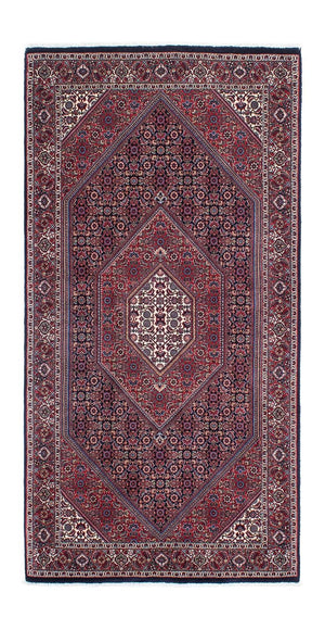 Tapis de couloir Tapis persan - Bidjar - 202 x 99 cm - bleu foncé