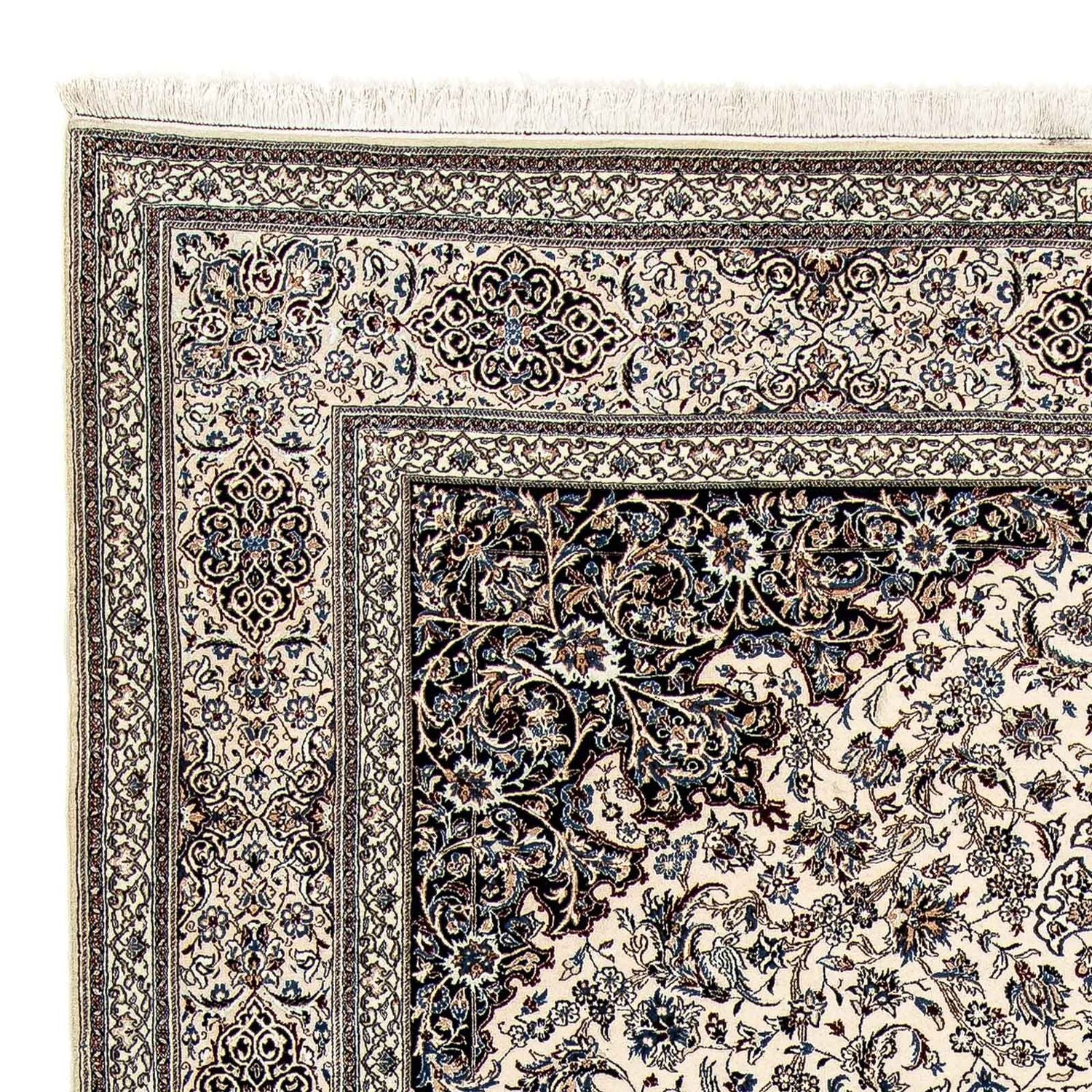 Tapis persan - Nain - Premium - 318 x 218 cm - beige