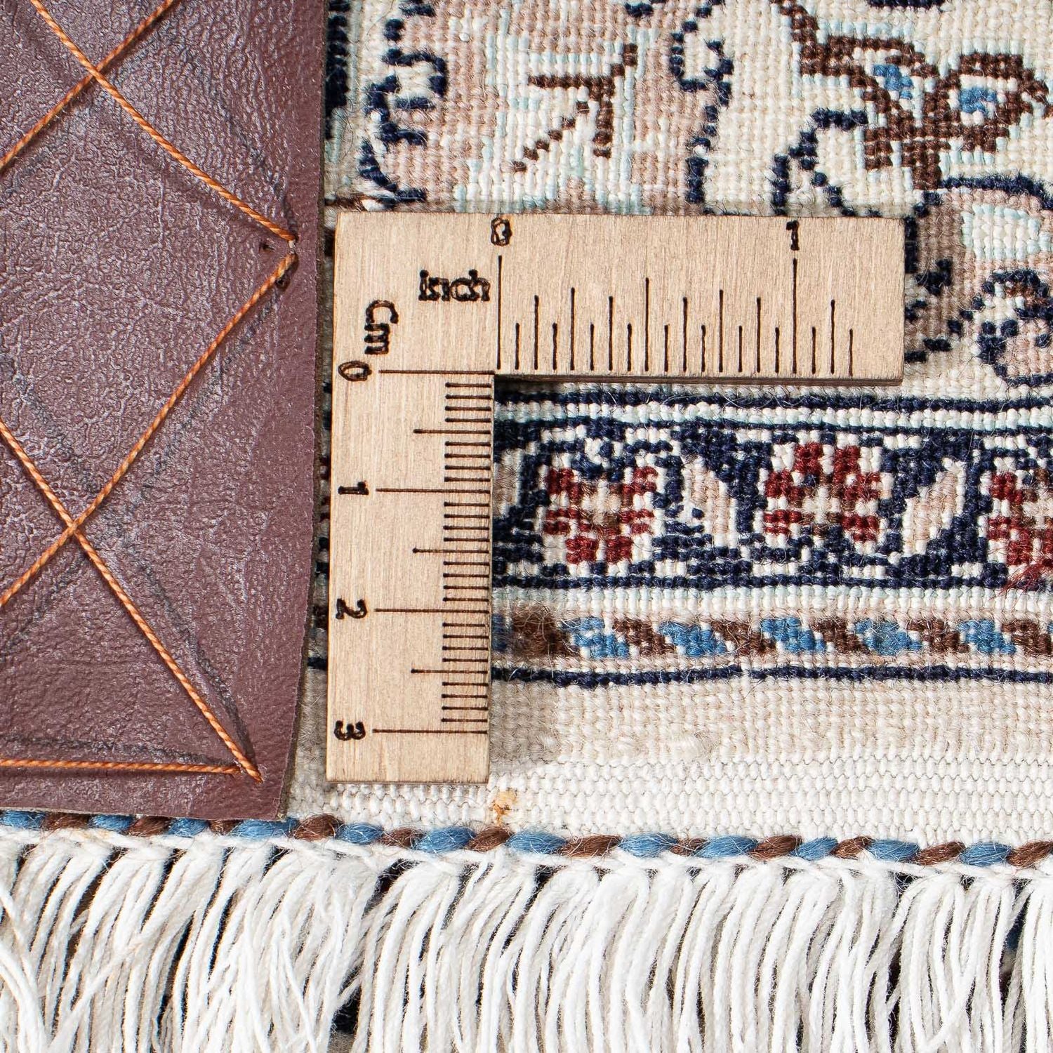 Tapis persan - Nain - Premium - 318 x 218 cm - beige