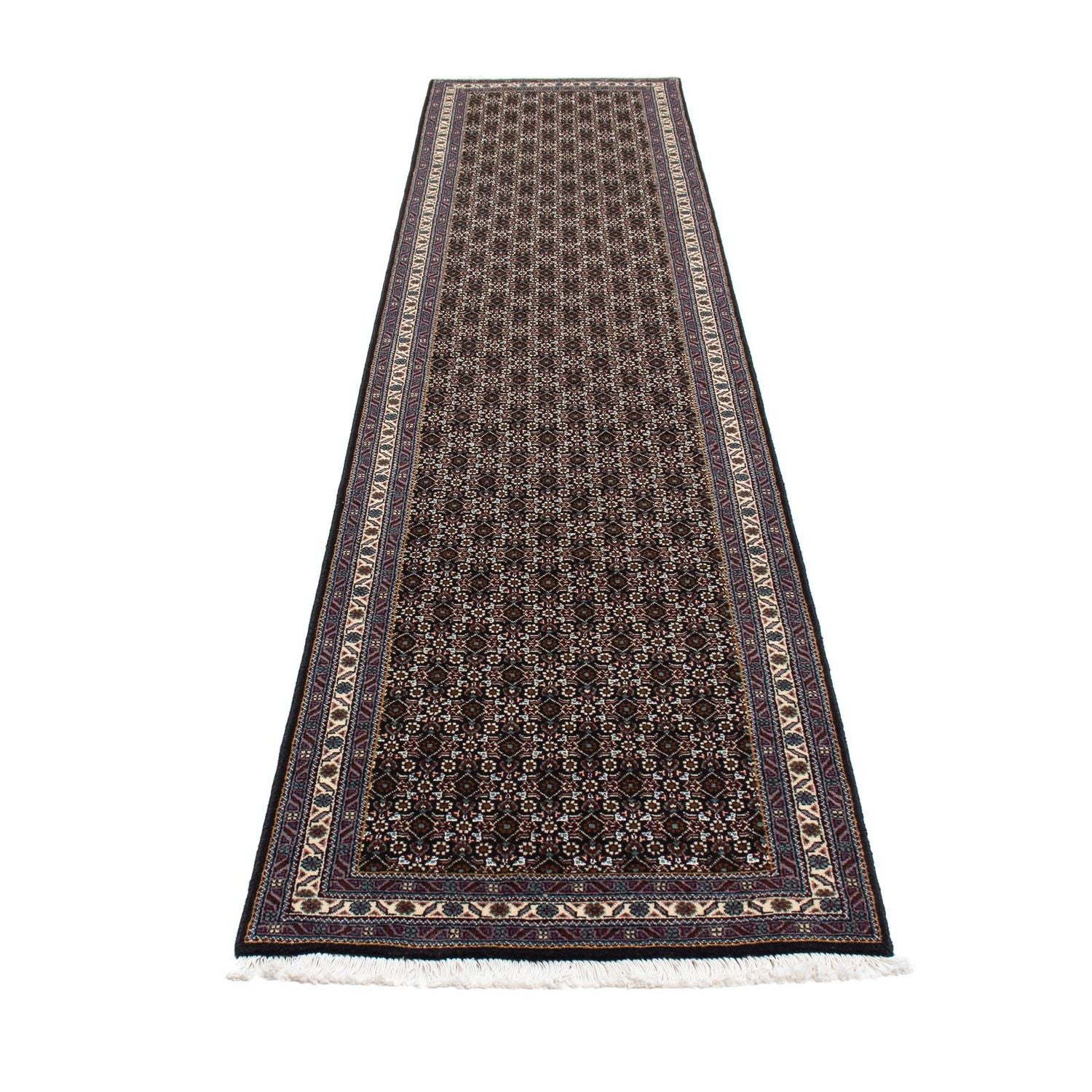 Tapis de couloir Tapis persan - Tabriz - 351 x 70 cm - multicolore