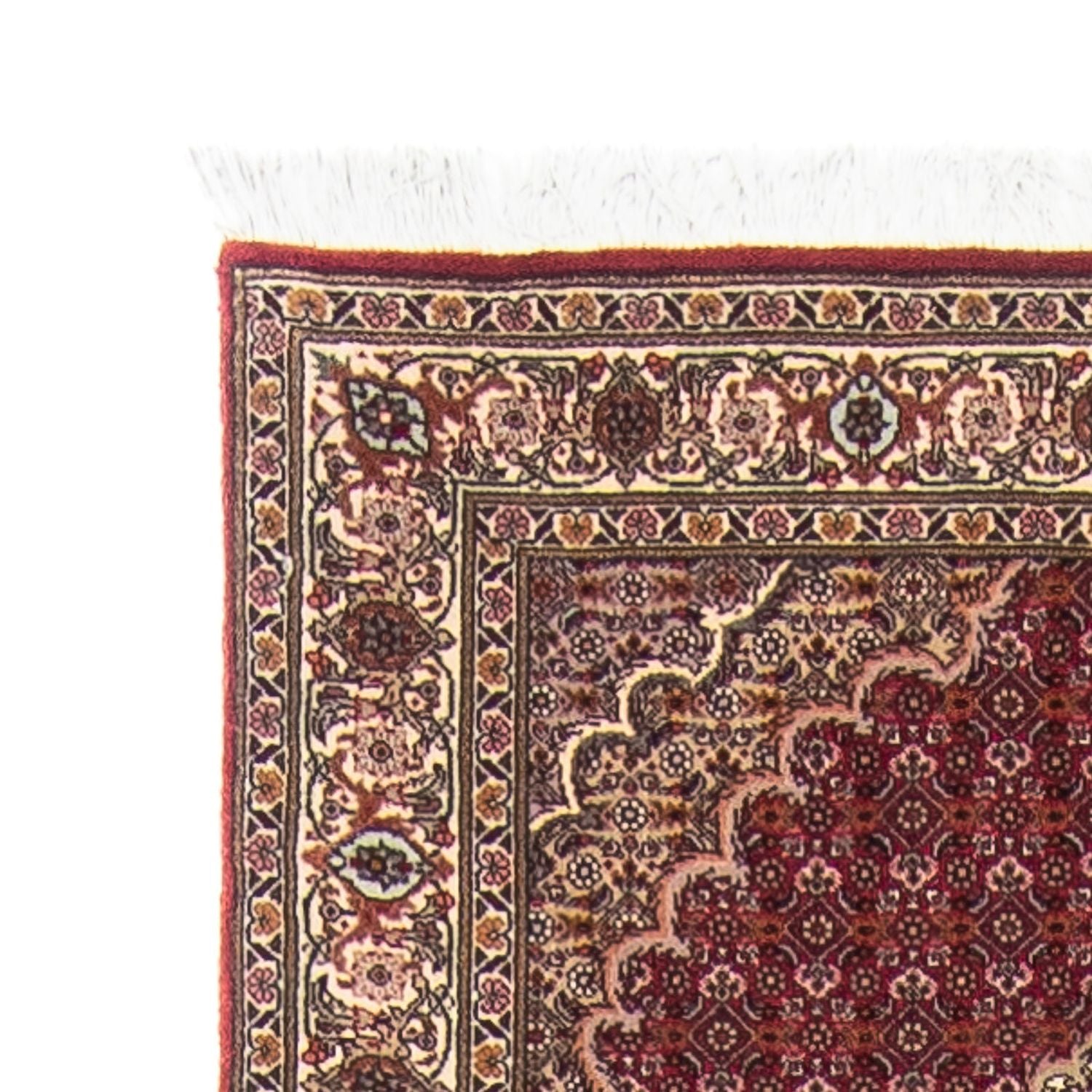 Tapis de couloir Tapis persan - Tabriz - 351 x 83 cm - rouge foncé