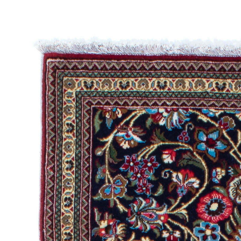 Tapis de couloir Tapis persan - Ghom - 197 x 70 cm - bleu foncé