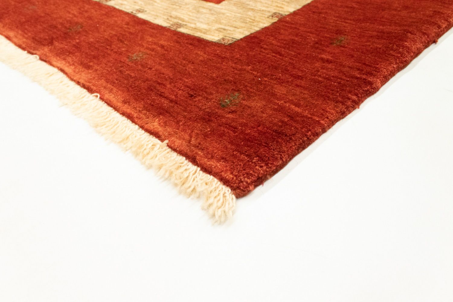 Tapis Gabbeh - Loribaft Persan - 215 x 180 cm - rouge
