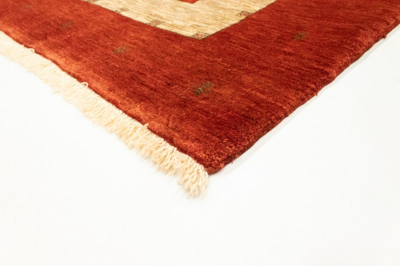 Tapis Gabbeh - Loribaft Persan - 215 x 180 cm - rouge