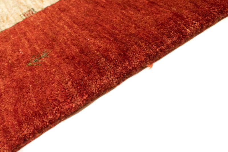 Tapis Gabbeh - Loribaft Persan - 215 x 180 cm - rouge
