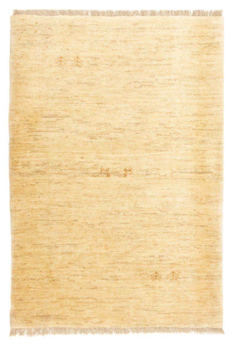 Tapis Gabbeh - Persan - 134 x 86 cm - beige