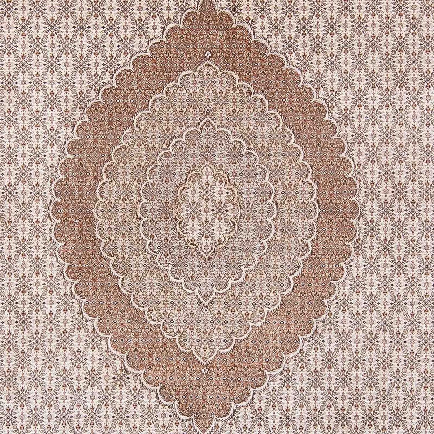 Tapis persan - Tabriz - 355 x 248 cm - marron clair