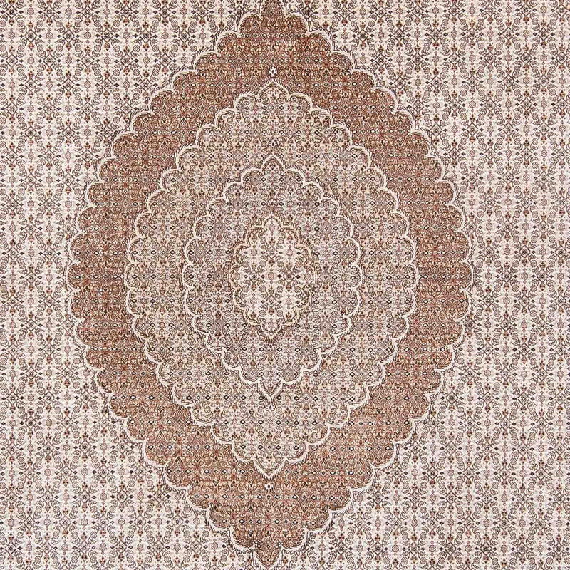 Tapis persan - Tabriz - 355 x 248 cm - marron clair