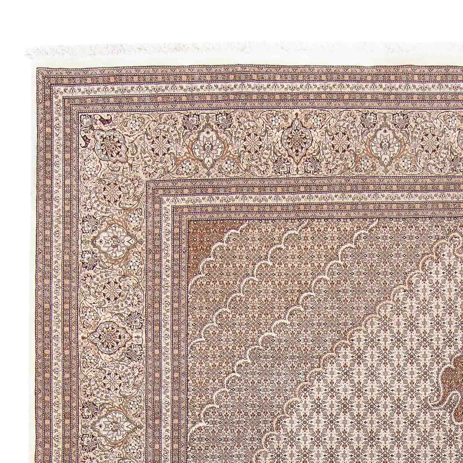 Tapis persan - Tabriz - 355 x 248 cm - marron clair