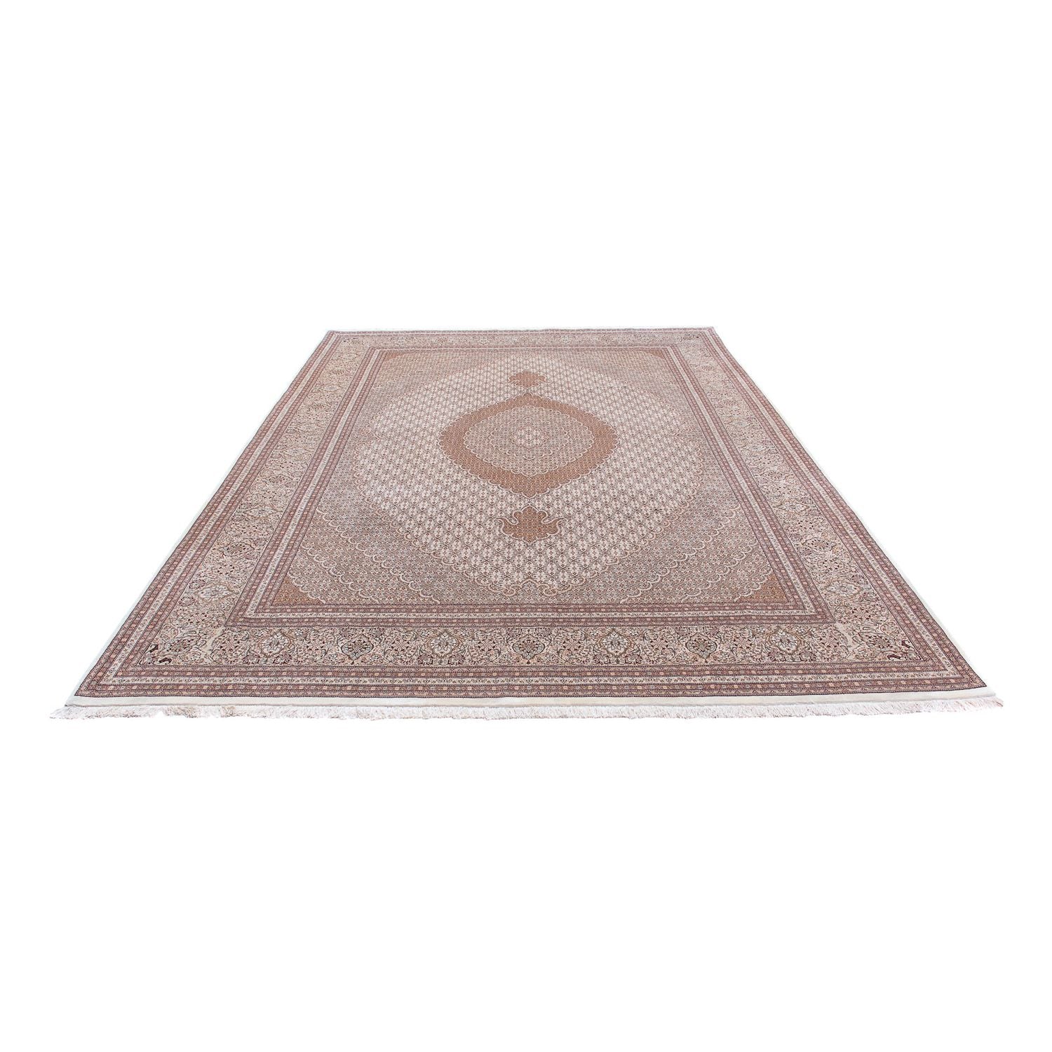 Tapis persan - Tabriz - 355 x 248 cm - marron clair