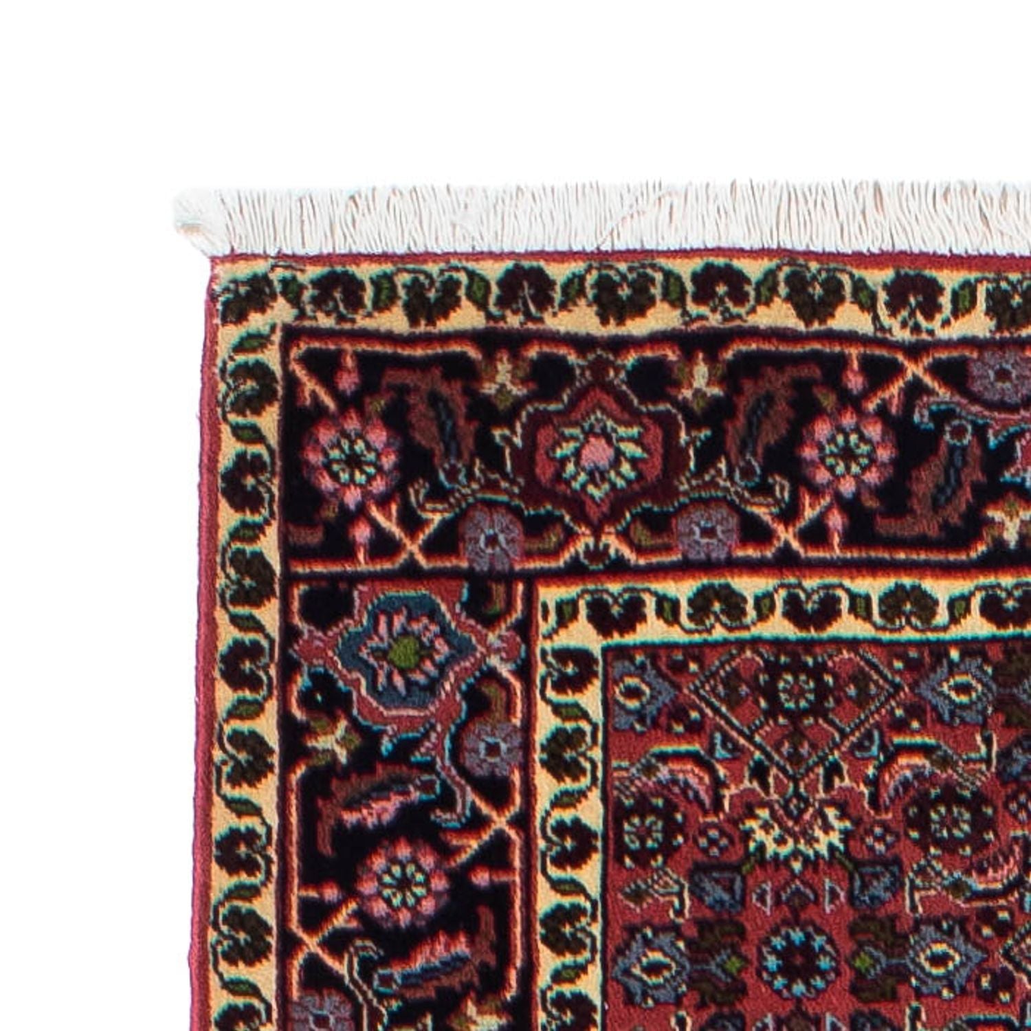 Tapis de couloir Tapis persan - Bidjar - 294 x 84 cm - rouge foncé