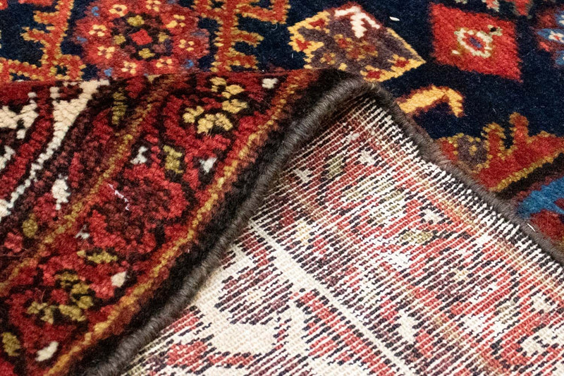 Tapis persan - Nomadic - 194 x 126 cm - bleu foncé