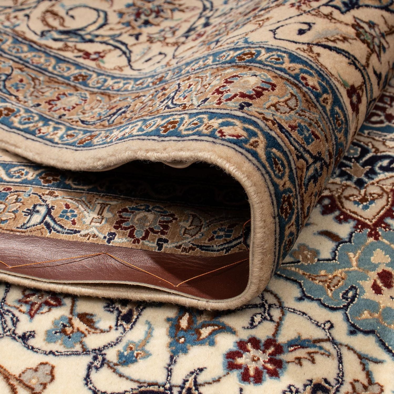 Tapis persan - Nain - Premium - 310 x 210 cm - beige