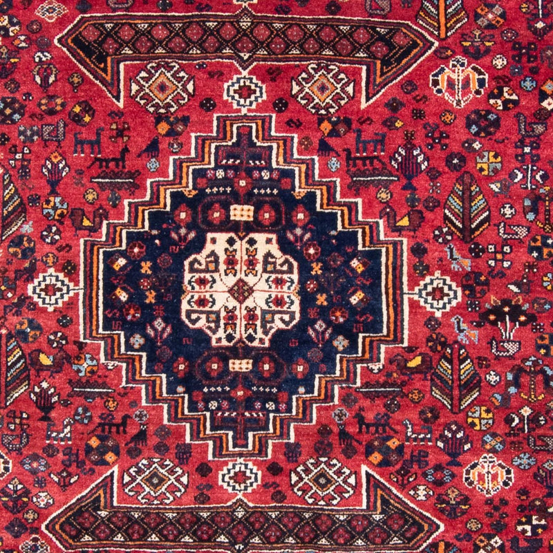Tapis persan - Nomadic - 320 x 226 cm - rouge foncé