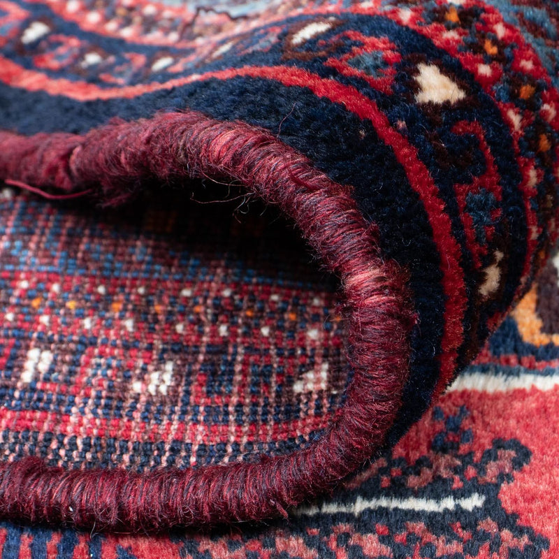 Tapis persan - Nomadic - 320 x 226 cm - rouge foncé